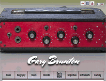 Tablet Screenshot of garybrunton.com